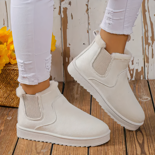 Zoe | Soft Fuzzy Snow Boots for Warm Comfort - OutfitLondon