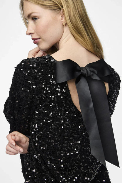 Glamorous Sequin Evening Dress