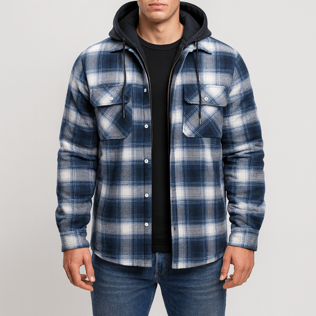 Classic Checked Winter Jacket - OutfitLondon