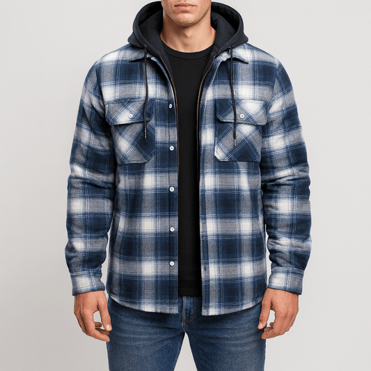 Classic Checked Winter Jacket - OutfitLondon
