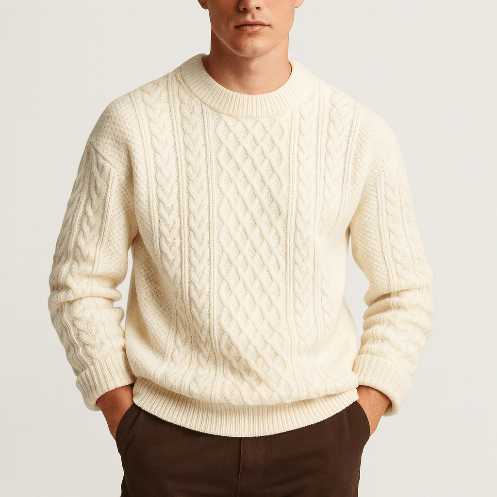 Classic Fit Thick Knit Sweater