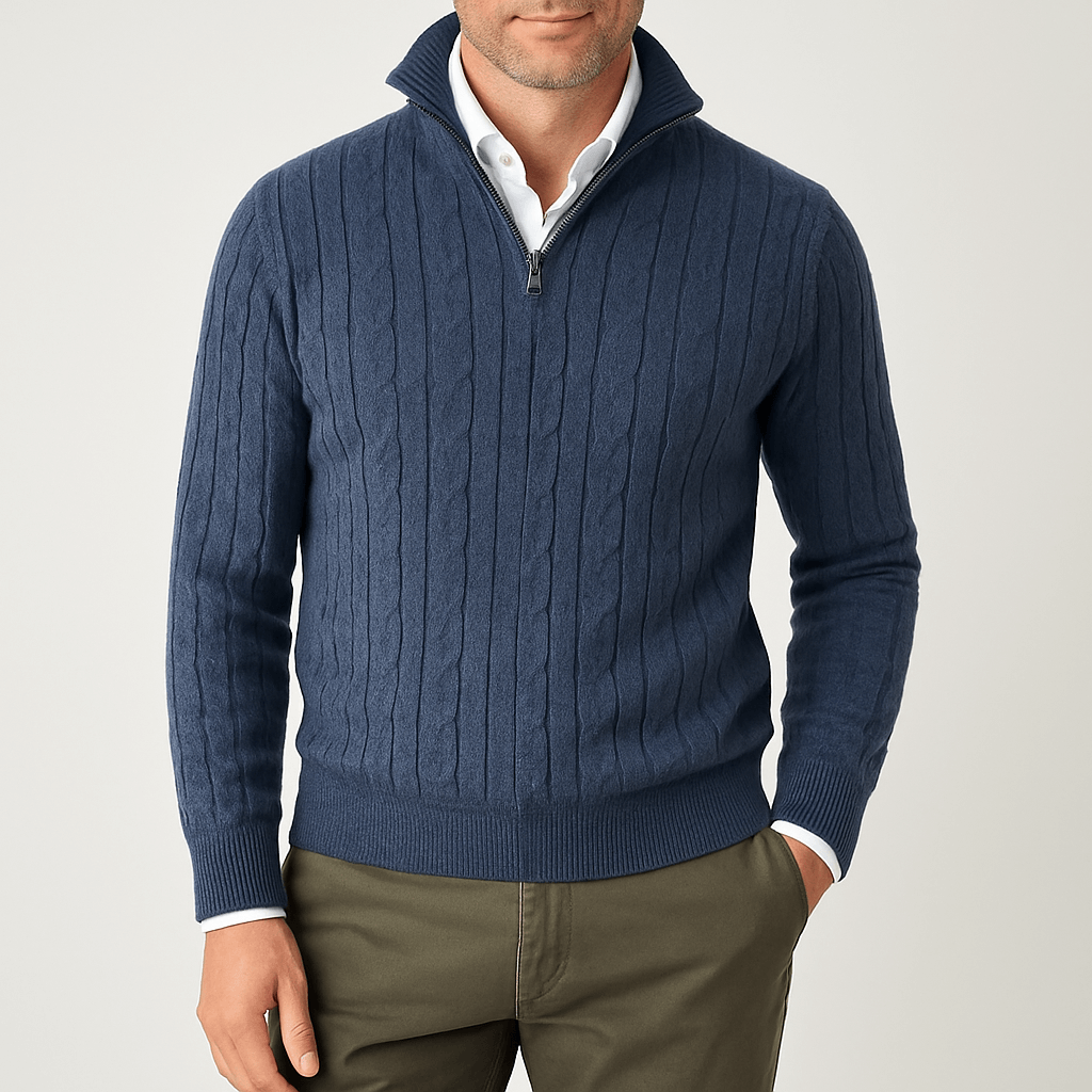Cozy Classic Fisherman Sweater