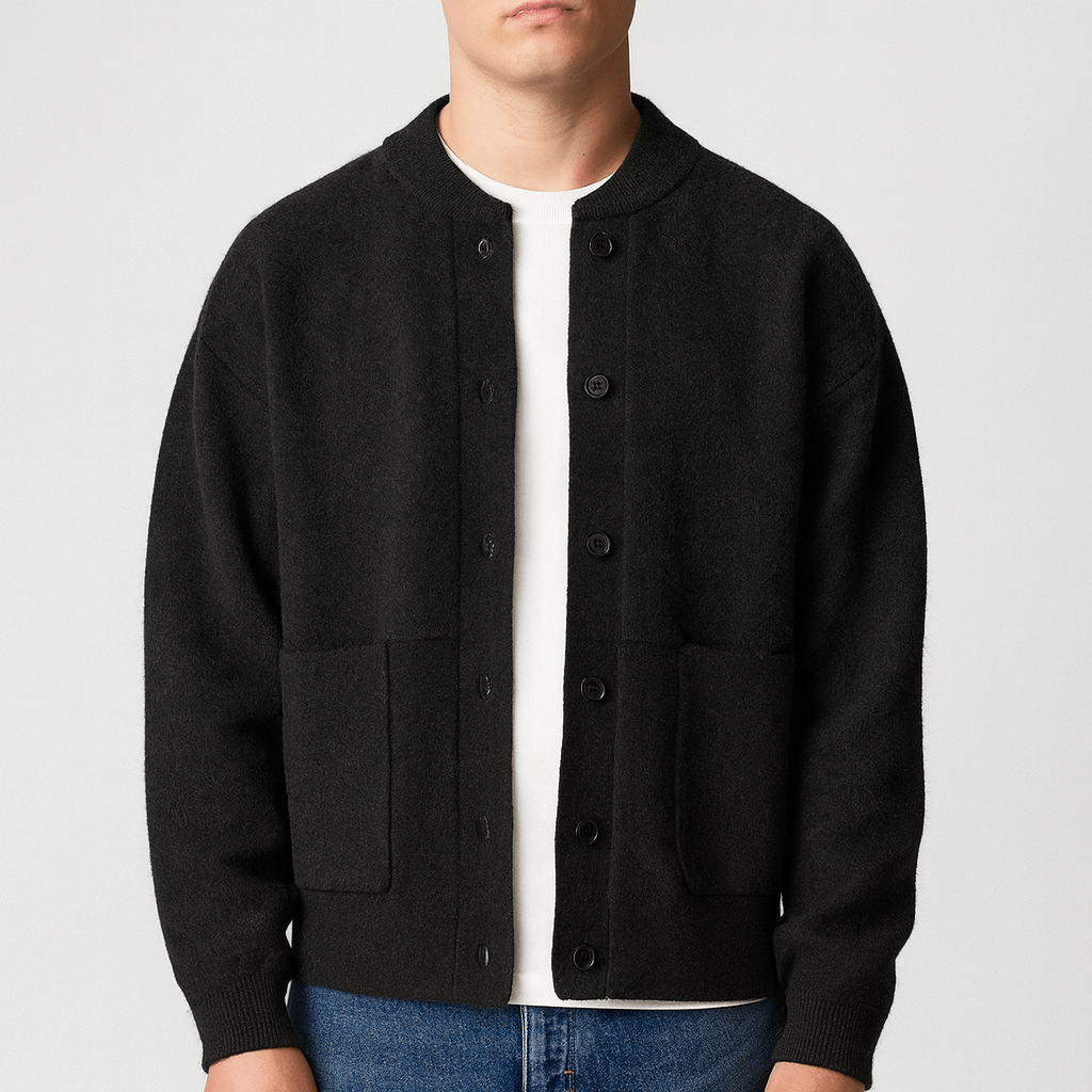 Relaxed Fit Open Front Cardigan - OutfitLondon
