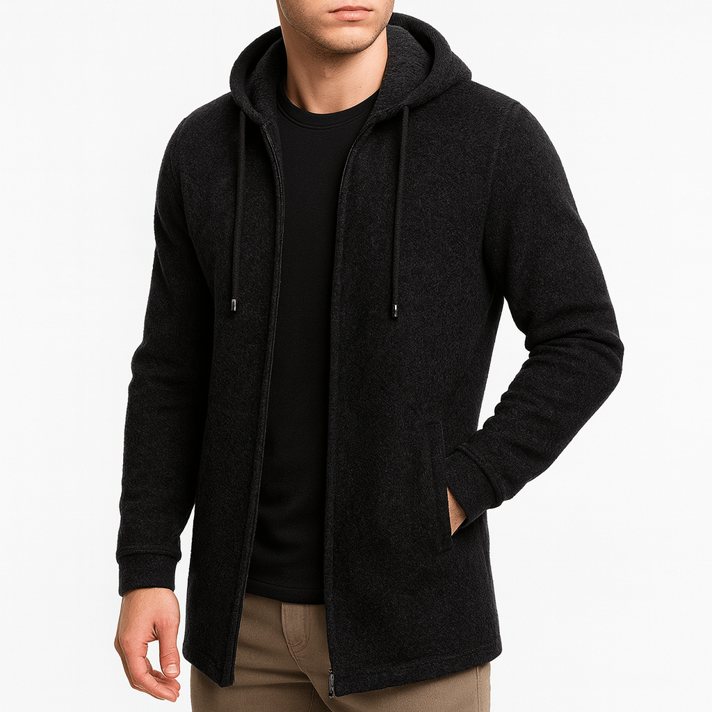Soft Fuzzy Hooded Sweater