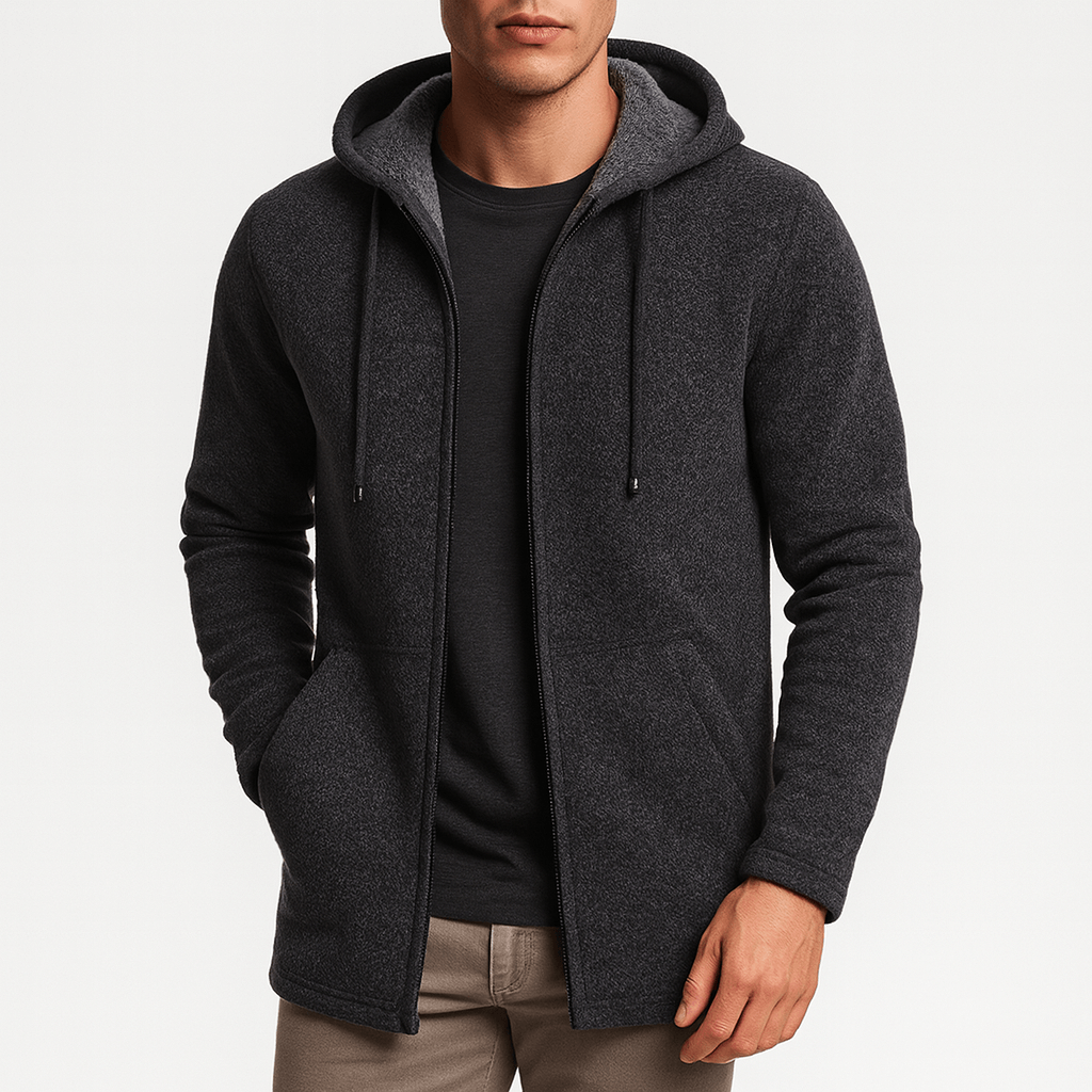 Soft Fuzzy Hooded Sweater