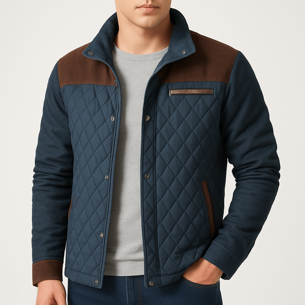 Fashionable Textured Padded Coat - OutfitLondon