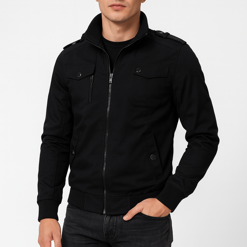 Military Style Shoulder Jacket - OutfitLondon