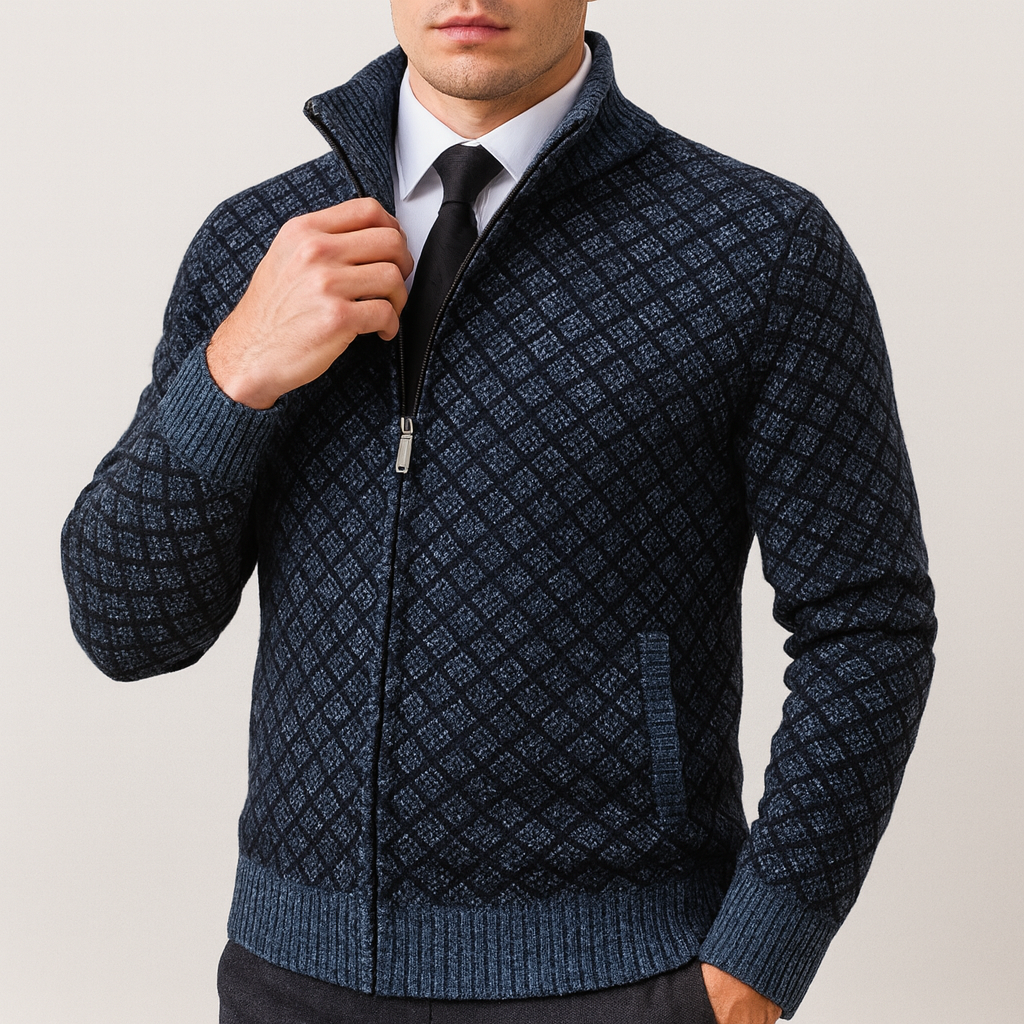 Slim Fit Knitted Sweater Cardigan