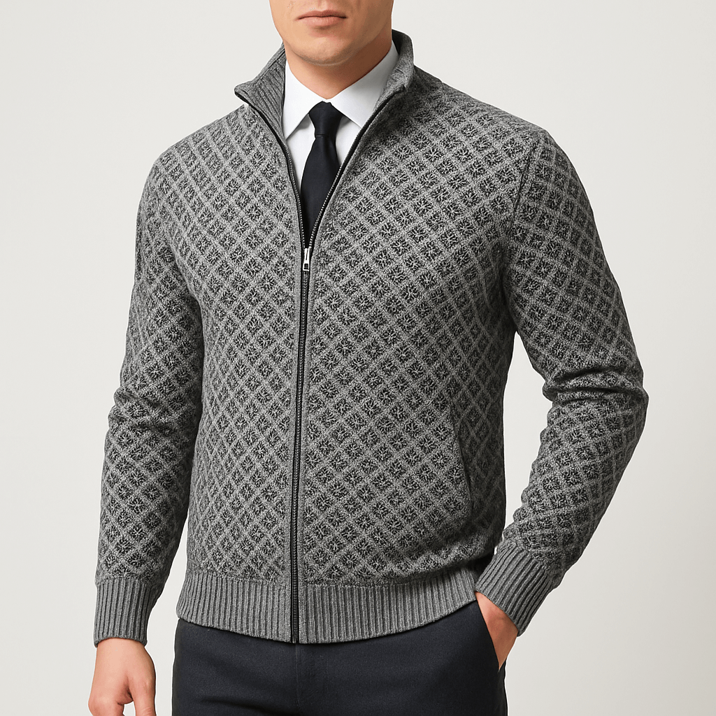 Slim Fit Knitted Sweater Cardigan