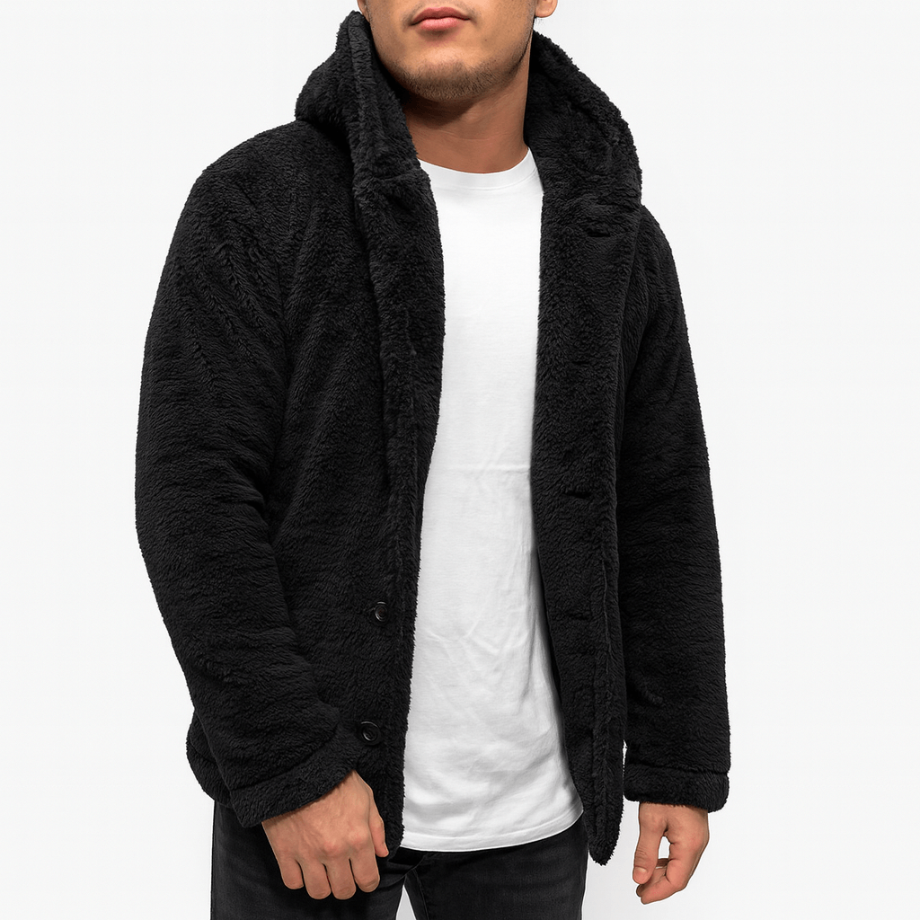 Soft Hooded Sweatshirt Jacket - OutfitLondon