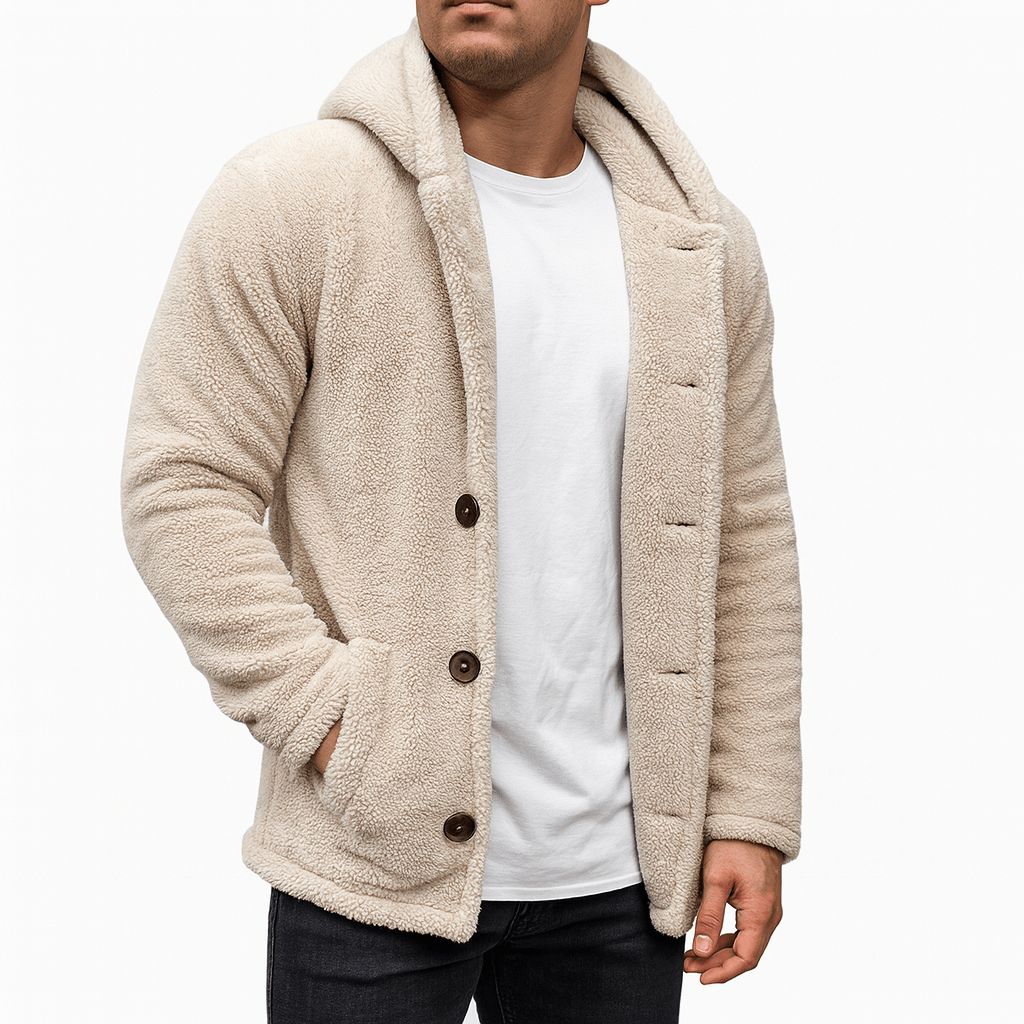 Soft Hooded Sweatshirt Jacket