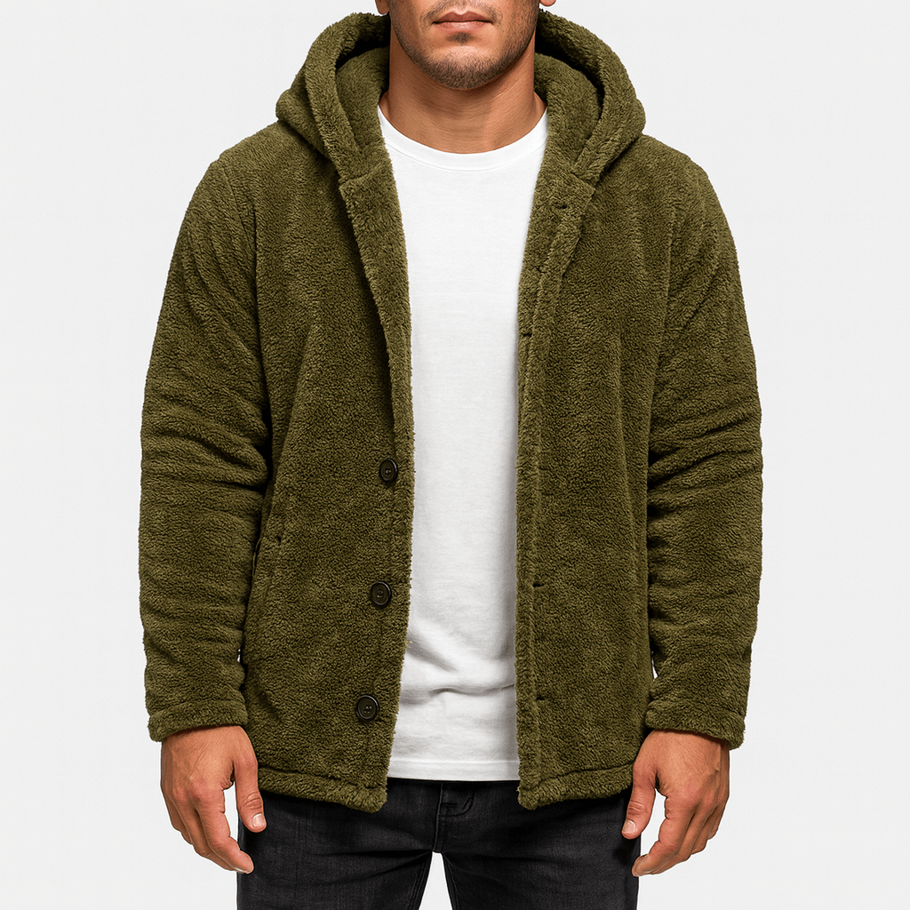 Soft Hooded Sweatshirt Jacket