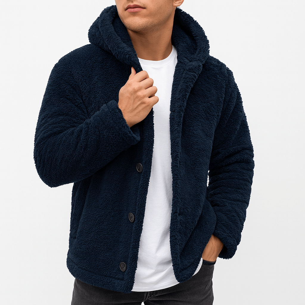 Soft Hooded Sweatshirt Jacket