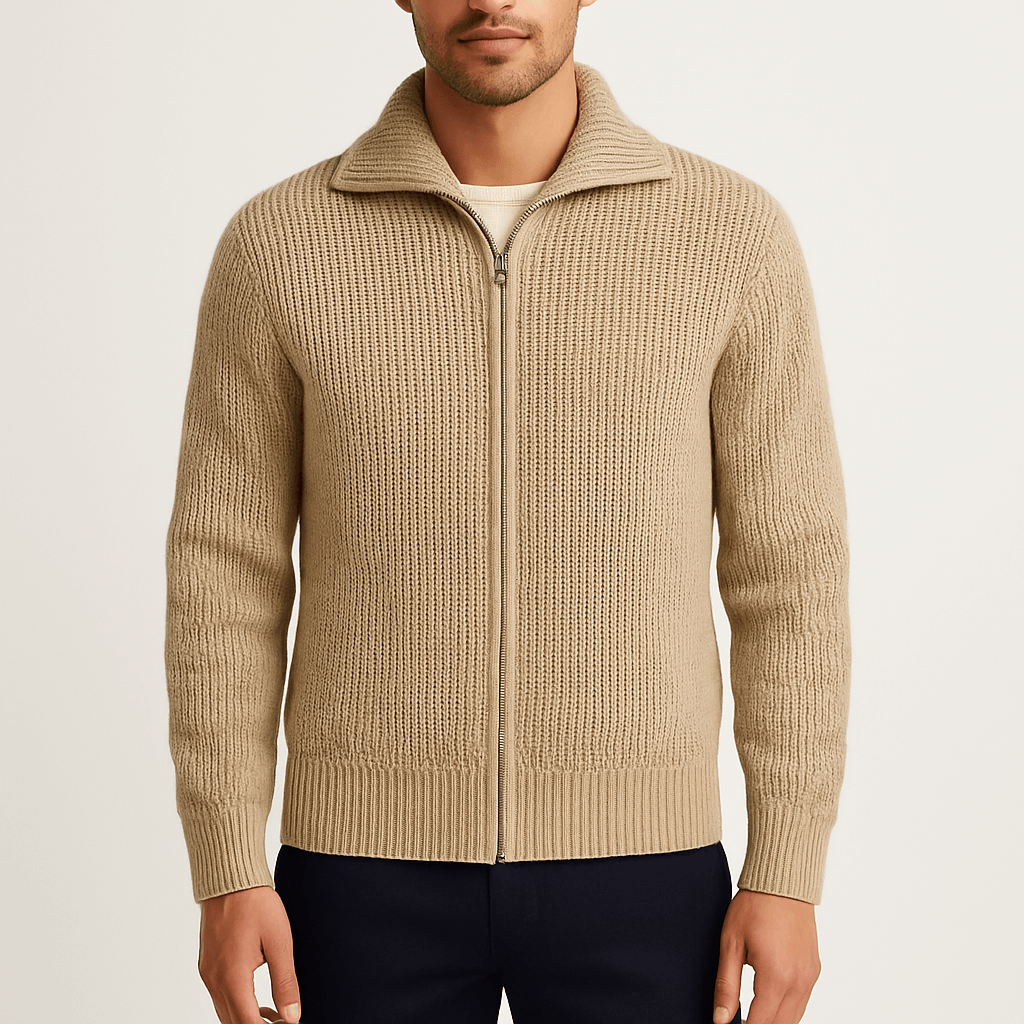 Cozy Long Sleeve Cardigan Sweater - OutfitLondon