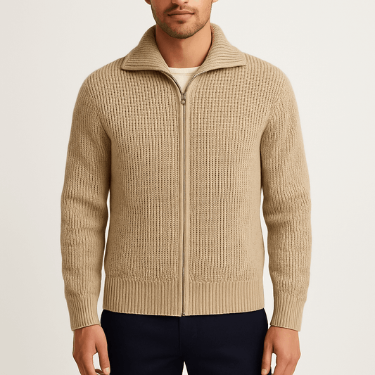 Cozy Long Sleeve Cardigan Sweater - OutfitLondon