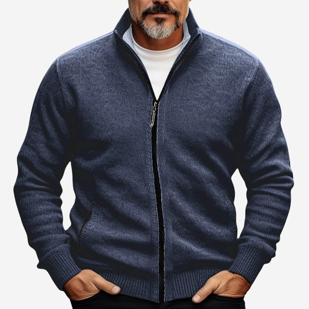 Cozy Long Sleeve Zip Cardigan