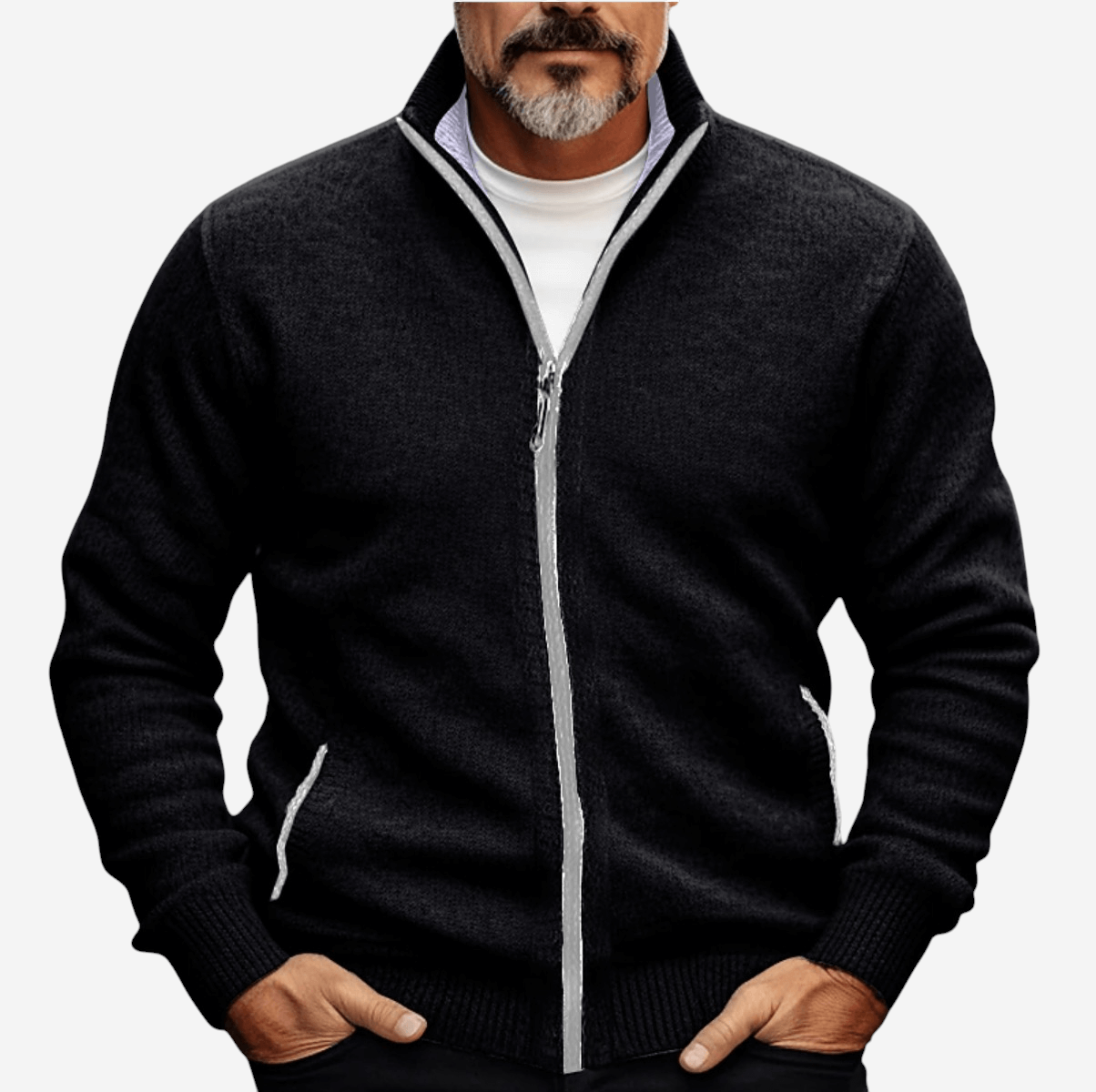 Cozy Long Sleeve Zip Cardigan