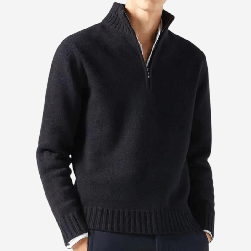Casual Pullover Knit Sweater - OutfitLondon