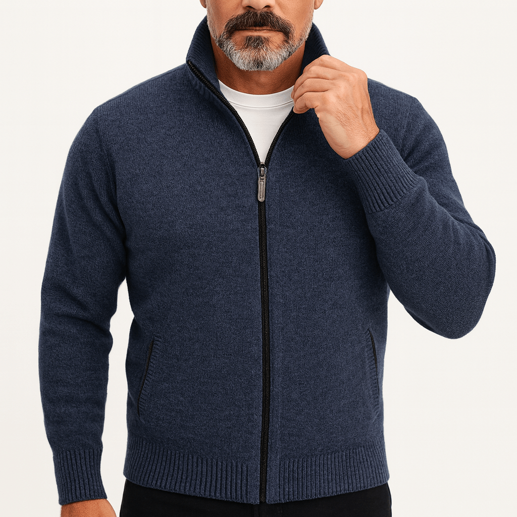Warm Zip Up Sweater Jacket