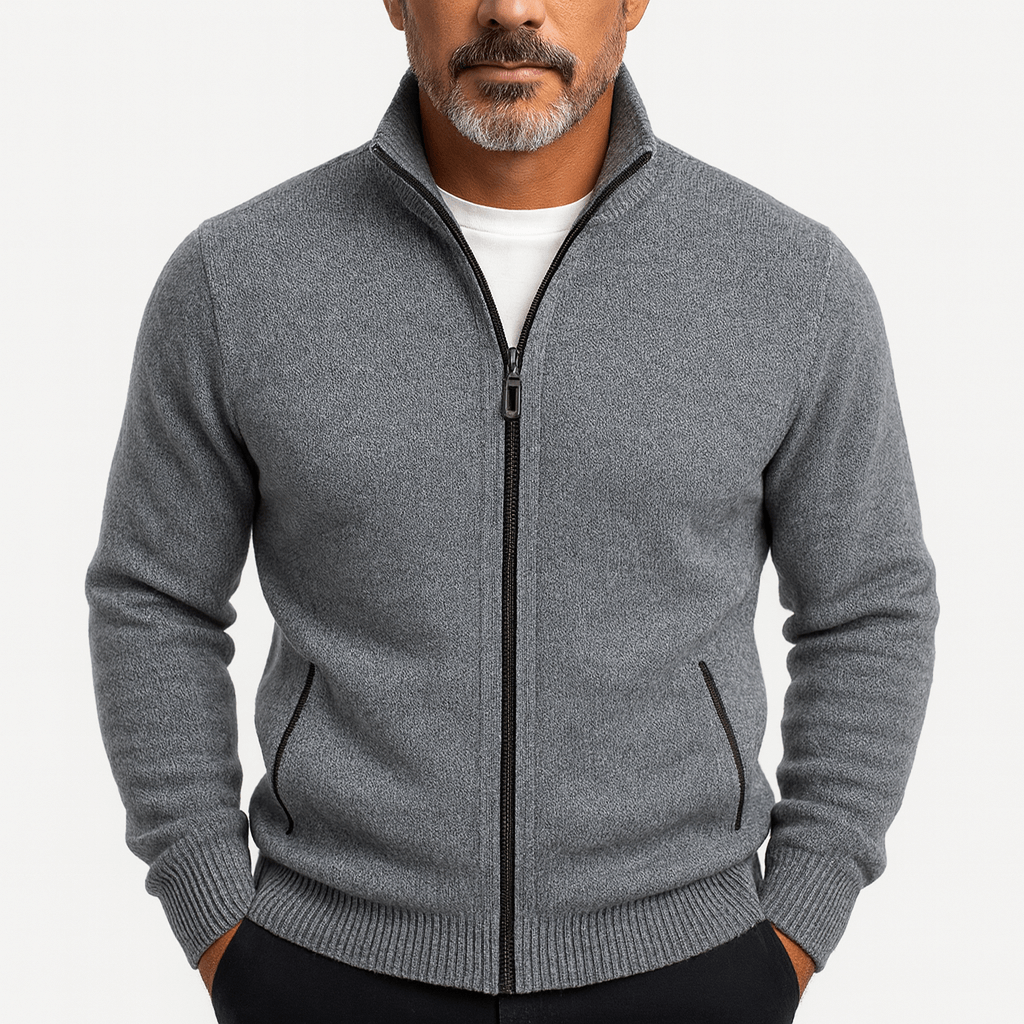 Warm Zip Up Sweater Jacket