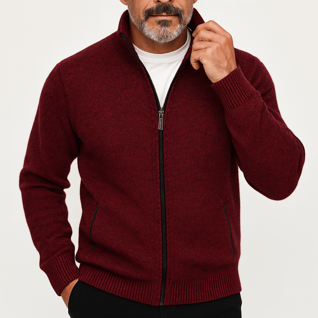 Warm Zip Up Sweater Jacket
