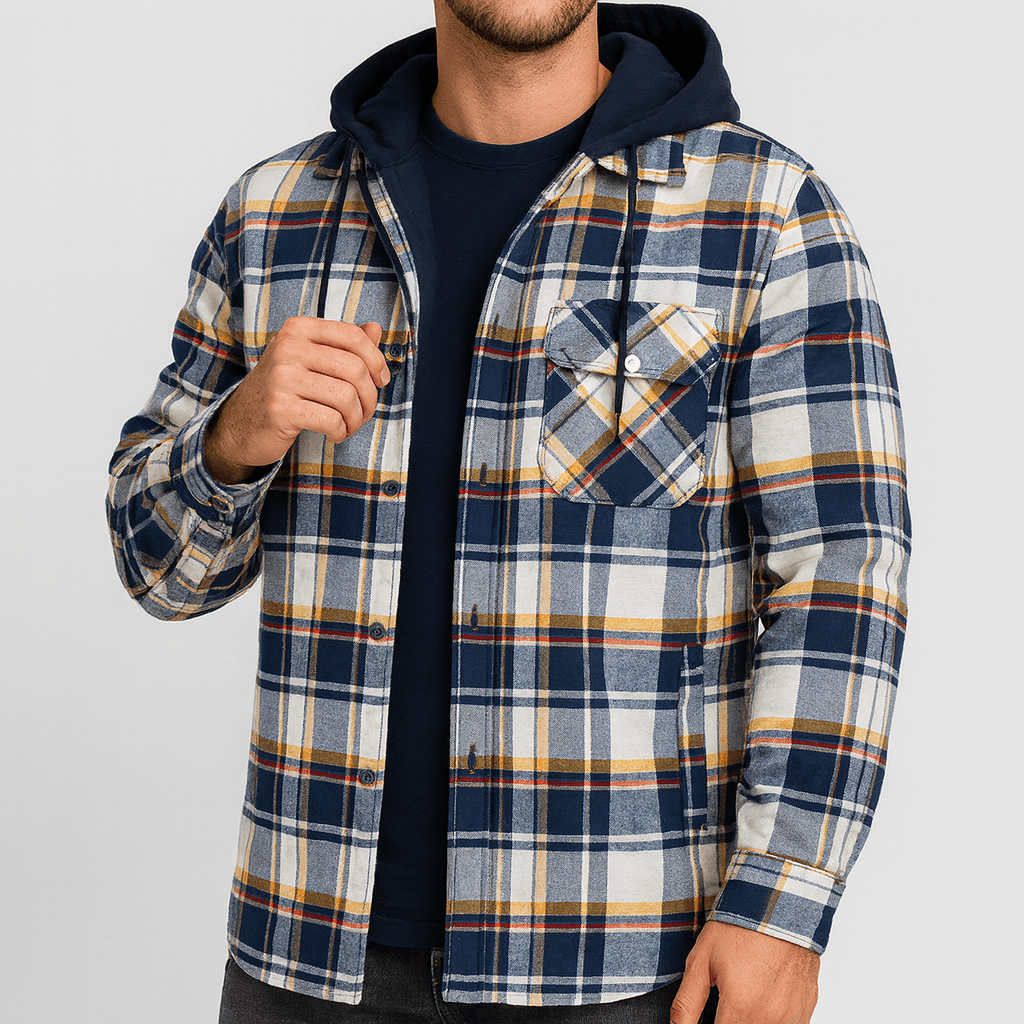 Flannel Lumberjack Hoodie Jacket