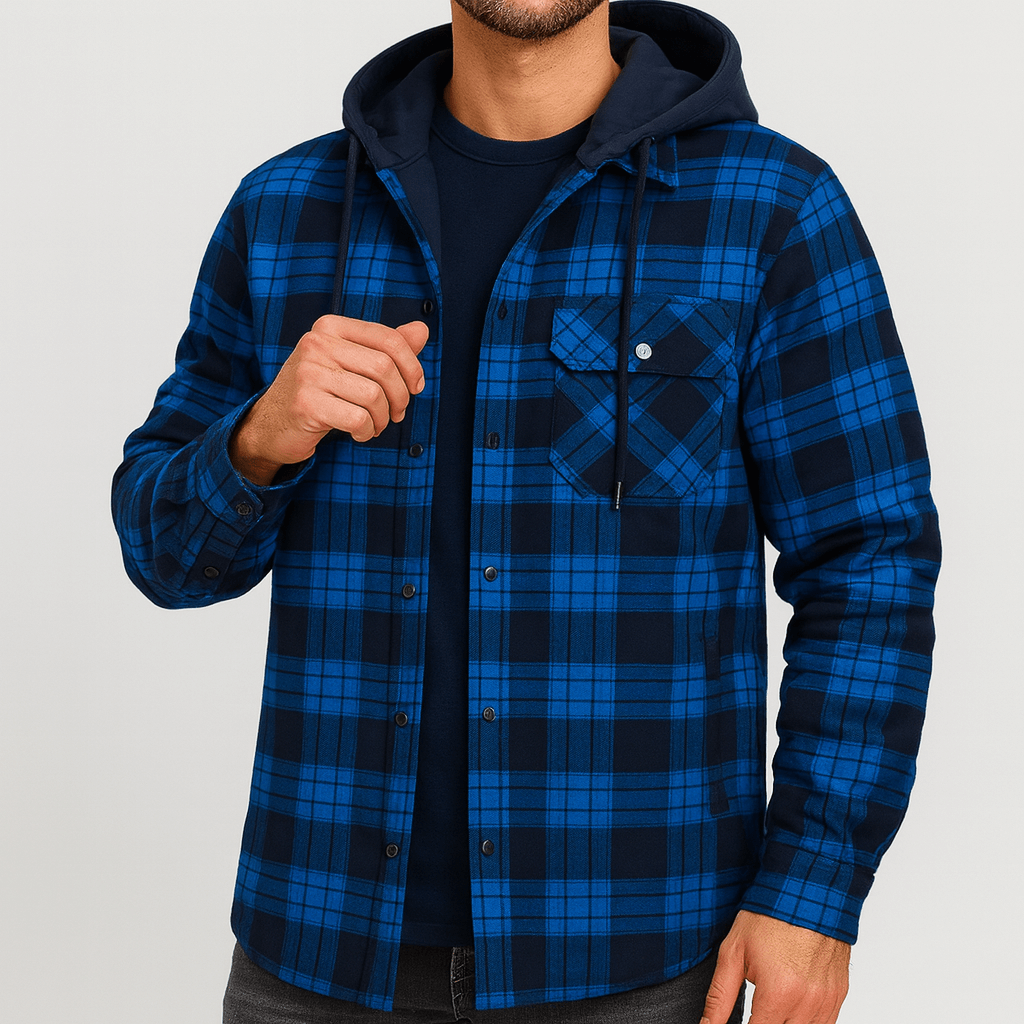 Flannel Lumberjack Hoodie Jacket