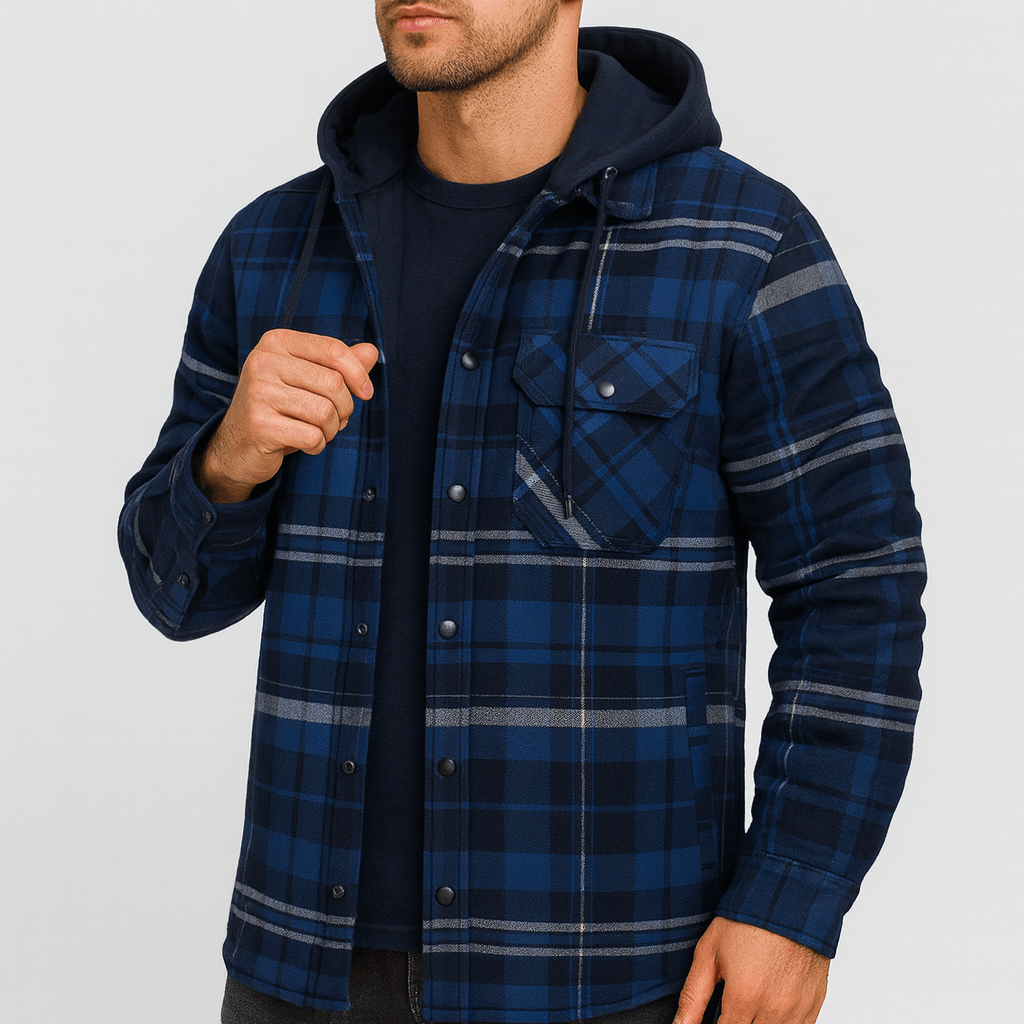 Flannel Lumberjack Hoodie Jacket