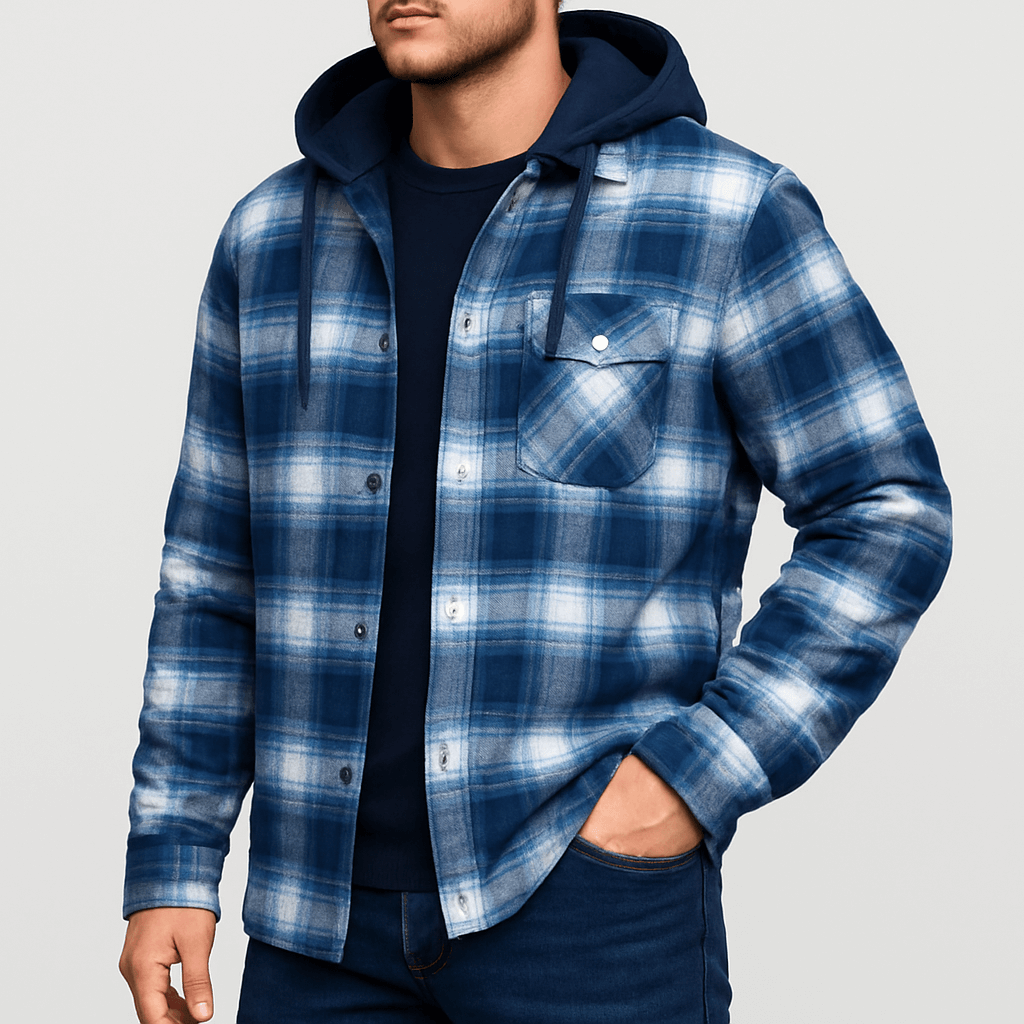 Flannel Lumberjack Hoodie Jacket