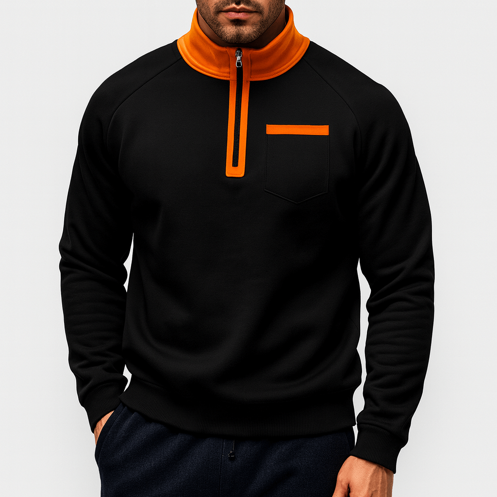 Cozy Half Zip Sweater - OutfitLondon
