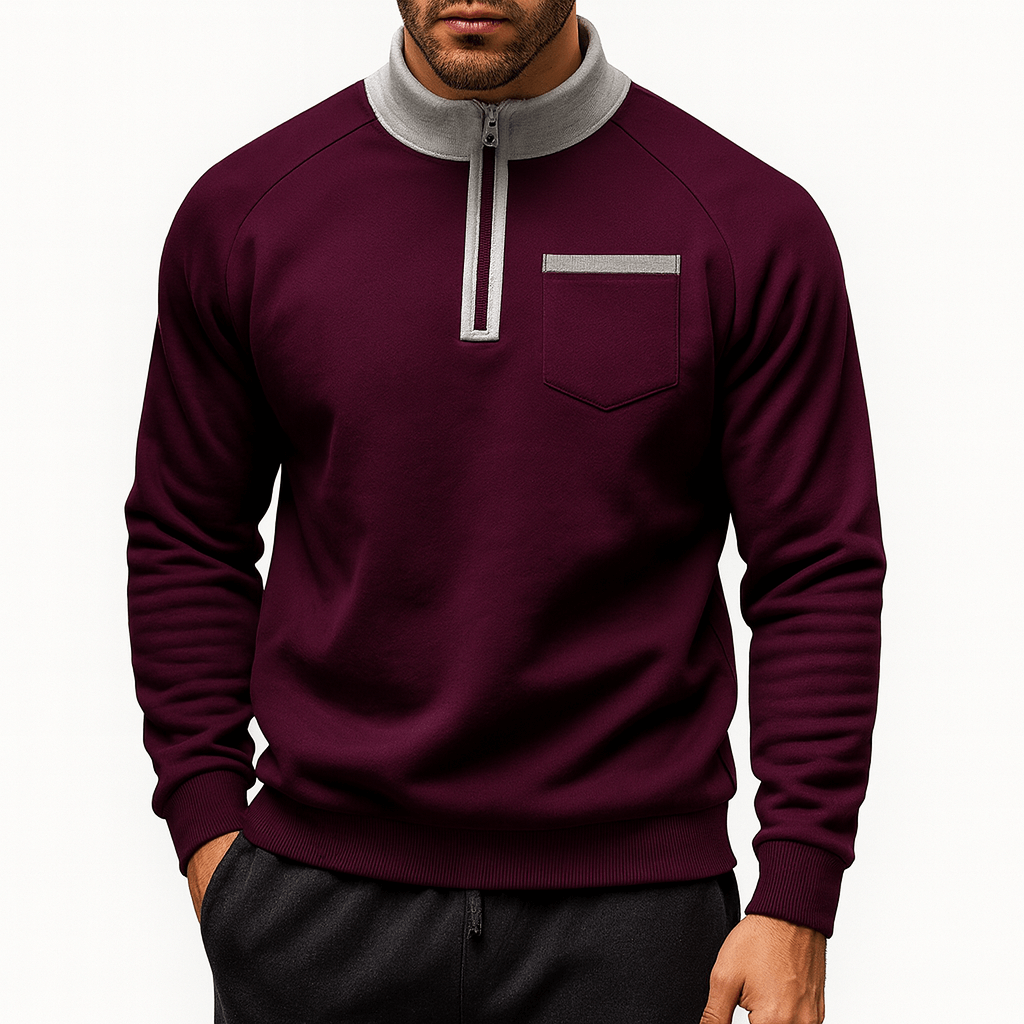 Cozy Half Zip Sweater