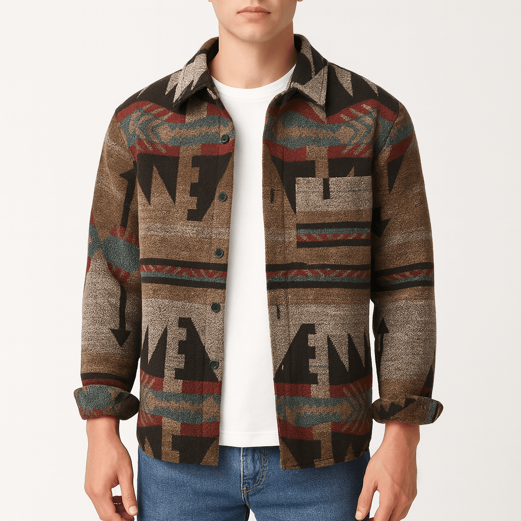 Classic Fit Flannel Shirt Jacket - OutfitLondon