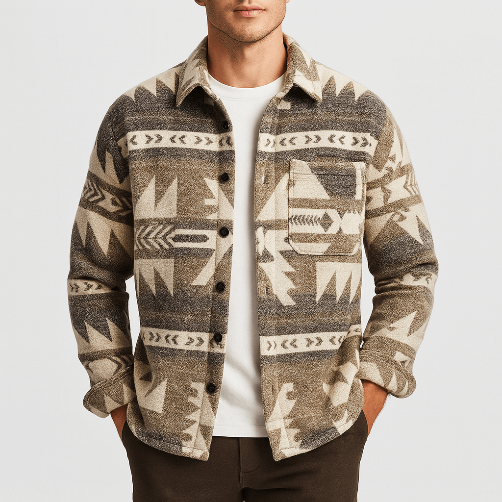 Classic Fit Flannel Shirt Jacket