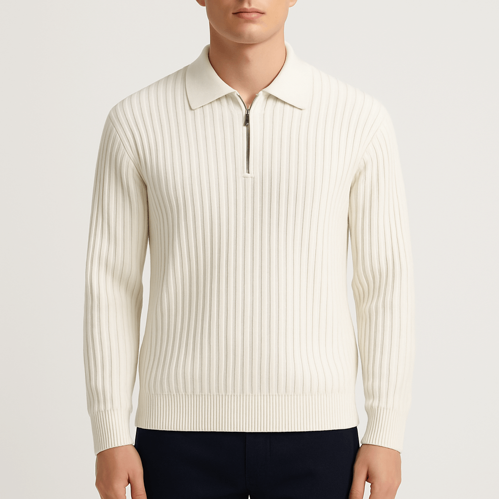 Warm Fleece Quarter Zip Top - OutfitLondon