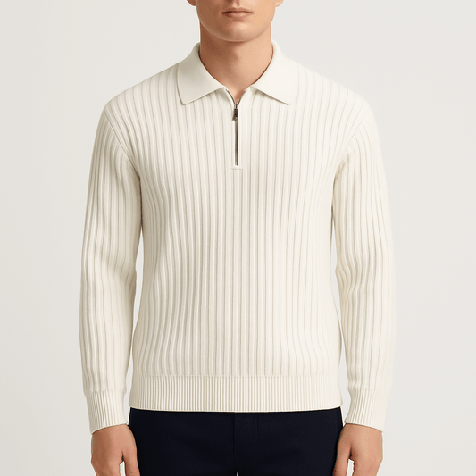 Warm Fleece Quarter Zip Top - OutfitLondon