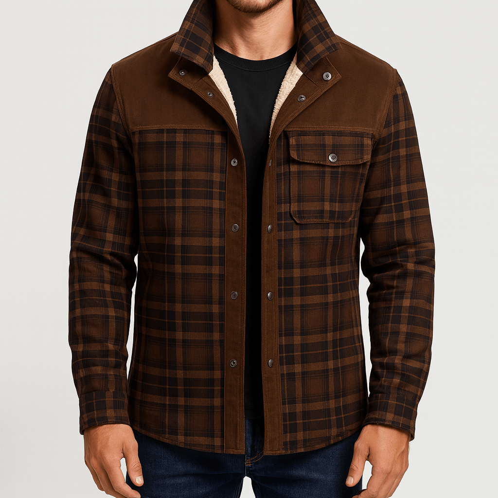 Checked Flannel Jacket - OutfitLondon