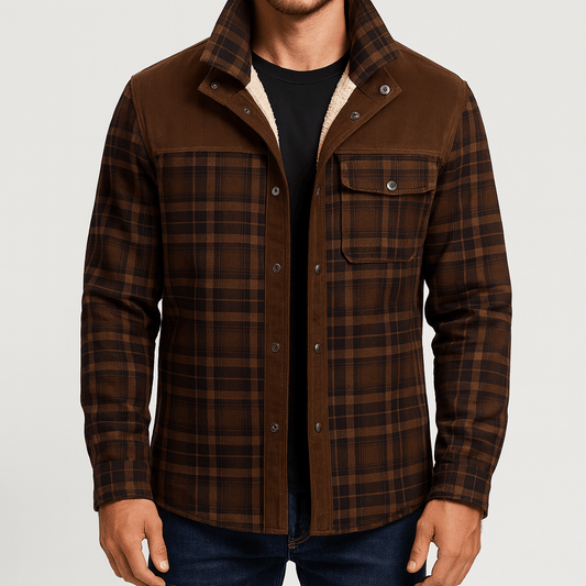 Checked Flannel Jacket - OutfitLondon