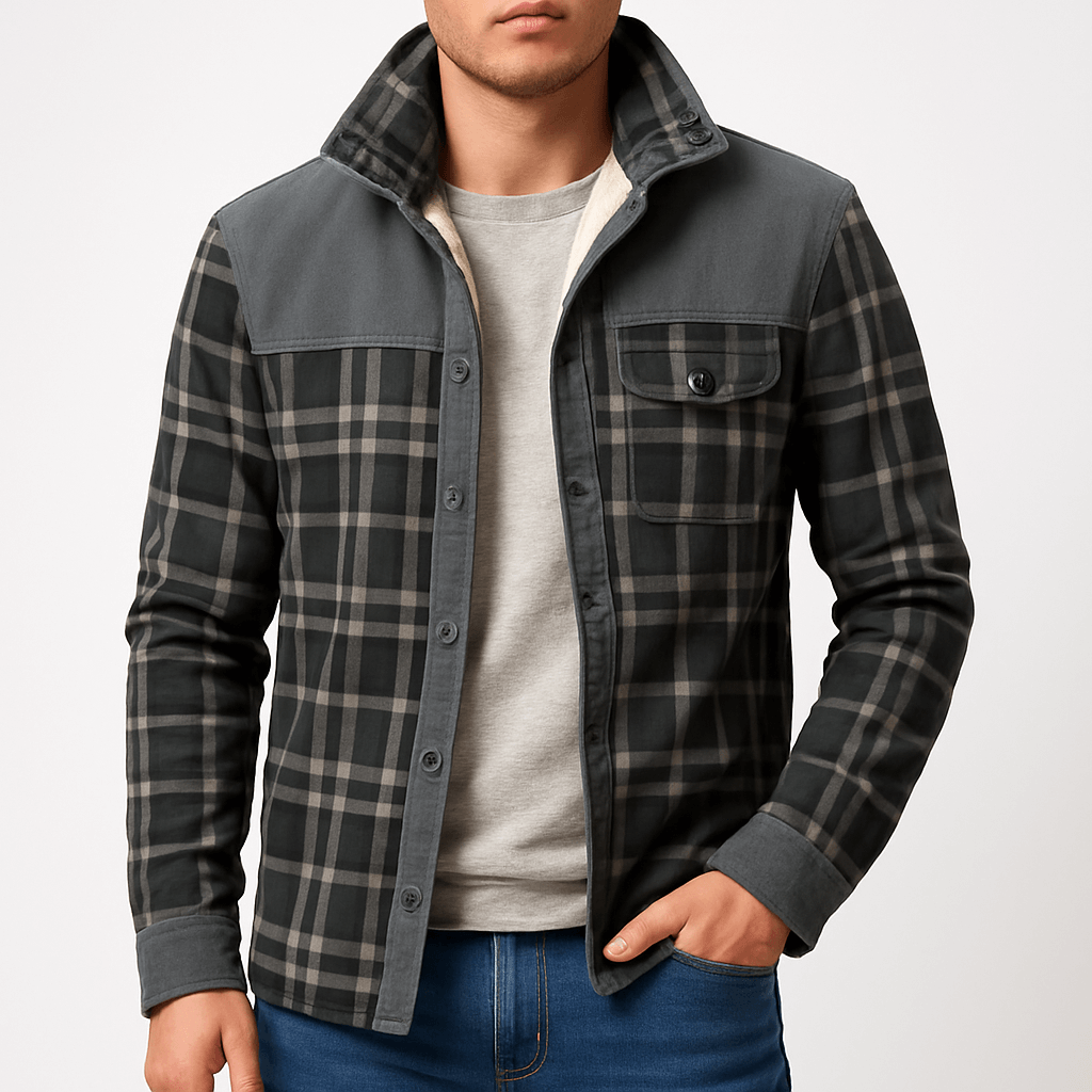Checked Flannel Jacket