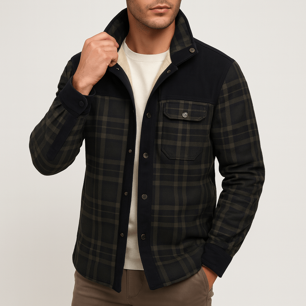 Checked Flannel Jacket