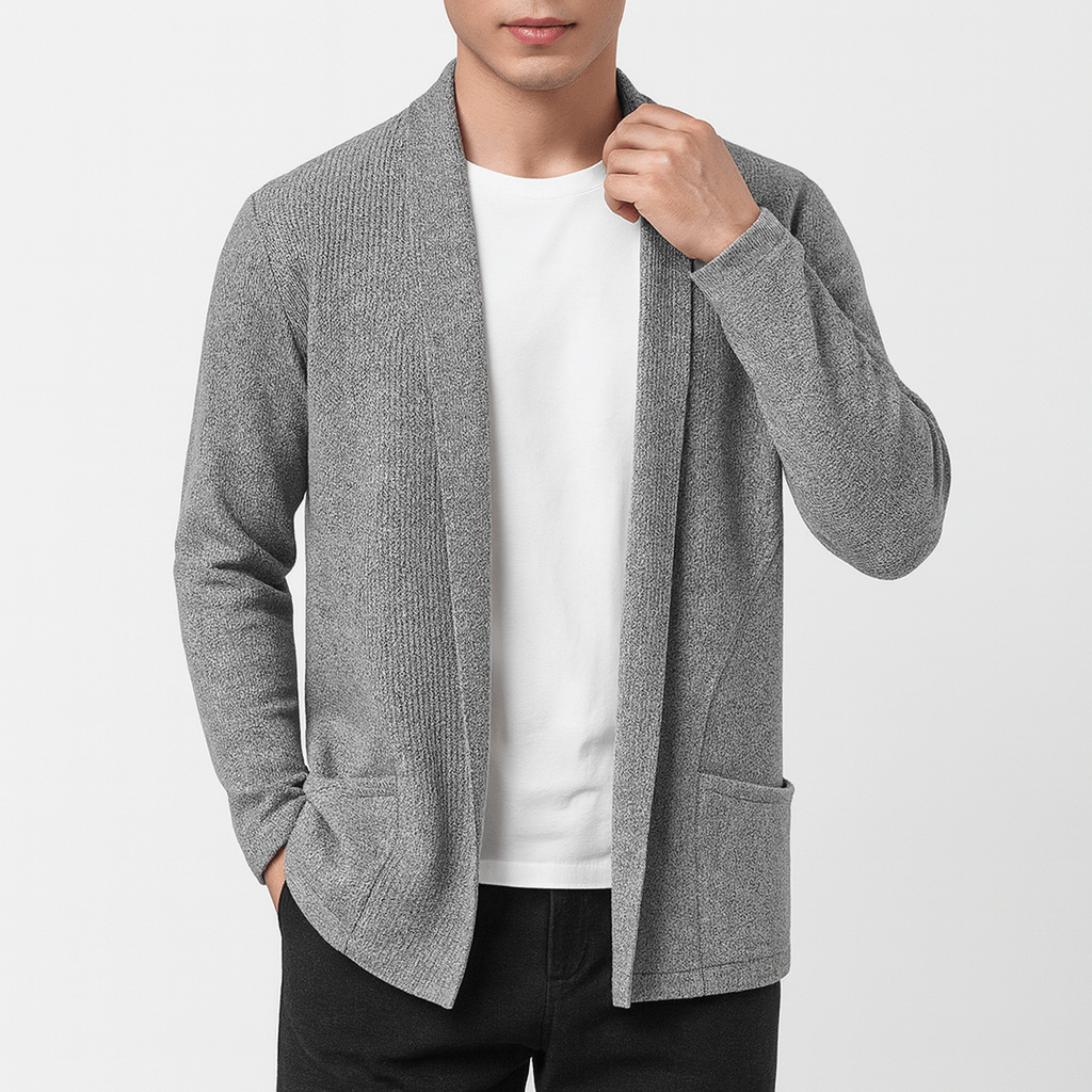 Cozy Fit Crew Neck Cardigan