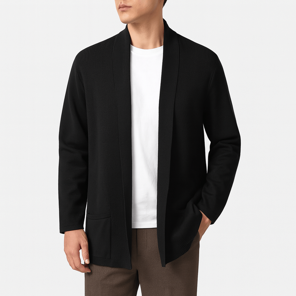 Cozy Fit Crew Neck Cardigan