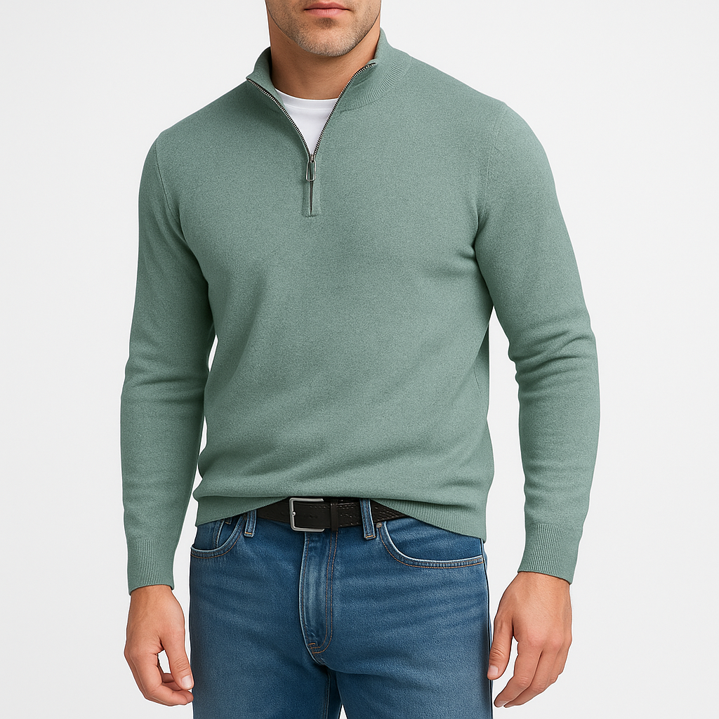 High Quality Zip Up Sweater - OutfitLondon