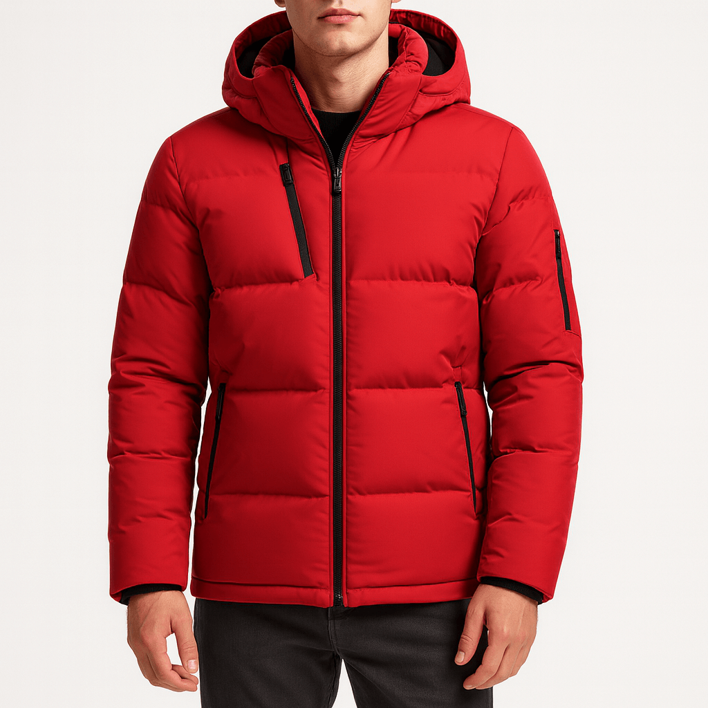 Warm Down Filled Parka Coat