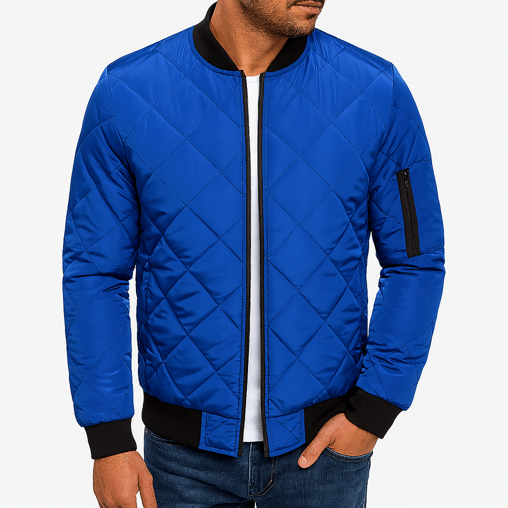 Padded Diamond Pattern Jacket