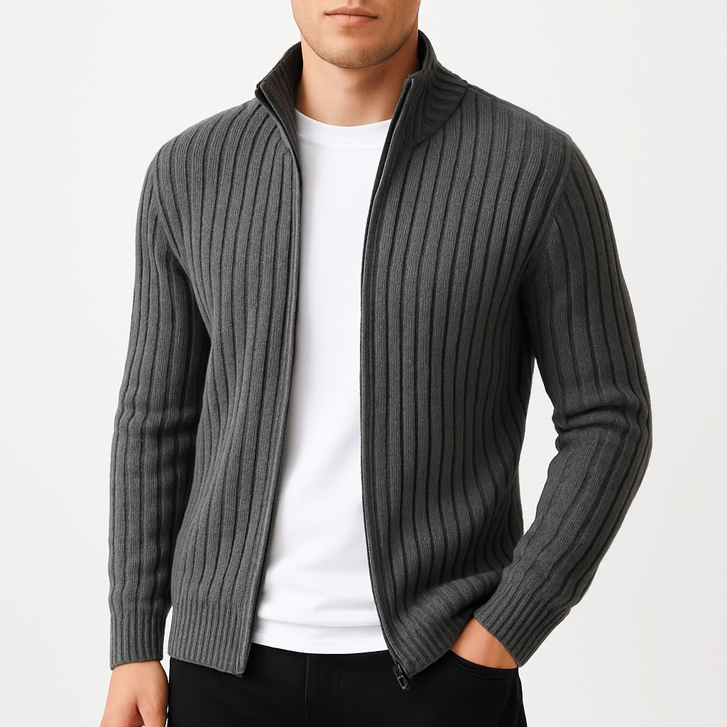 Textured Open Front Knit Cardigan Sweater