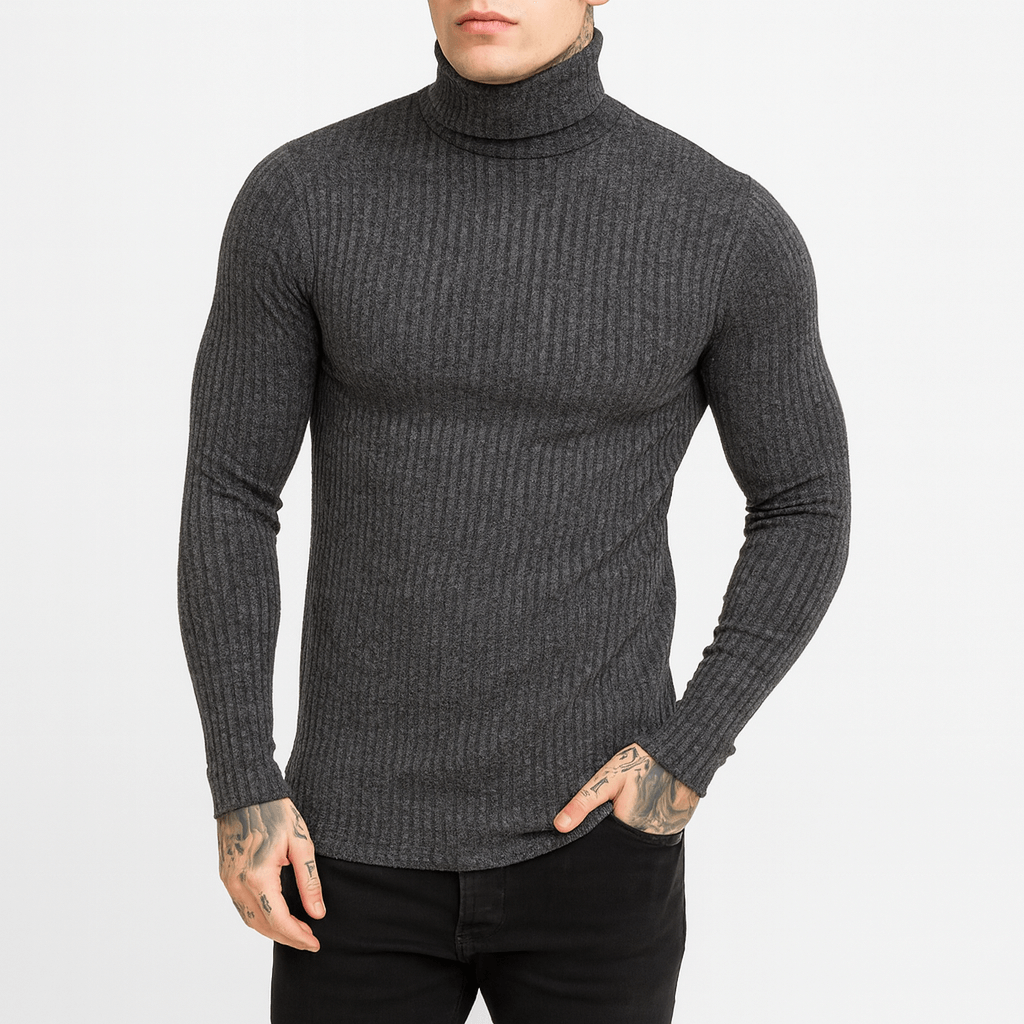 Textured Crew Neck Jumper