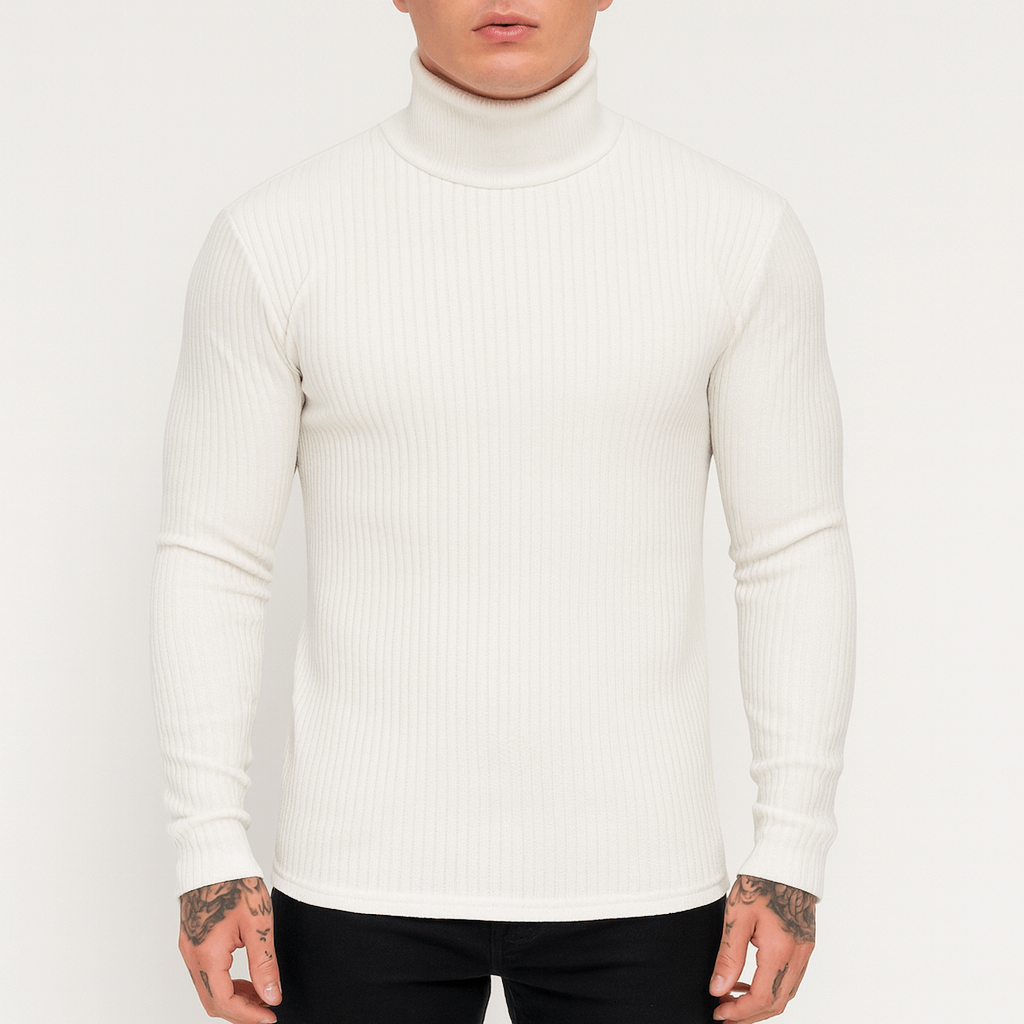 Textured Crew Neck Jumper