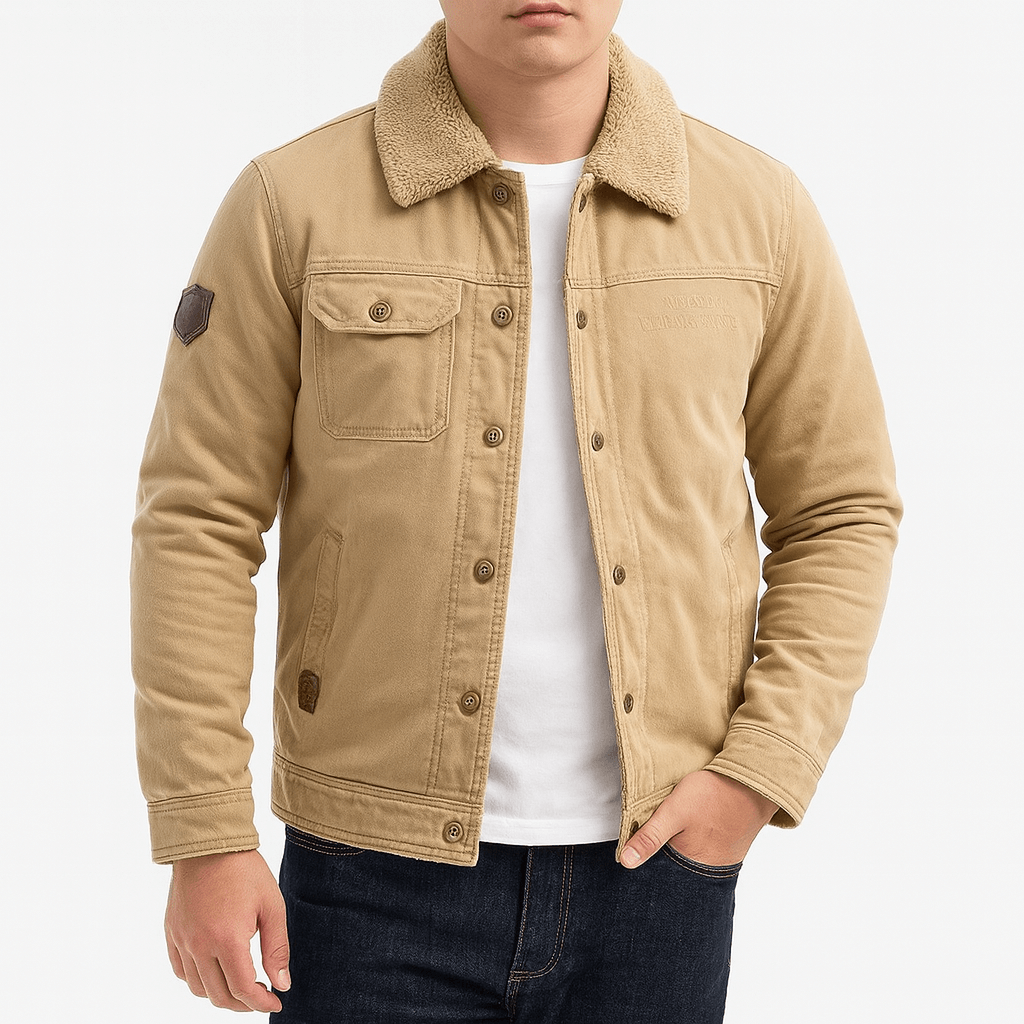 Fleece Lined Cotton Coat