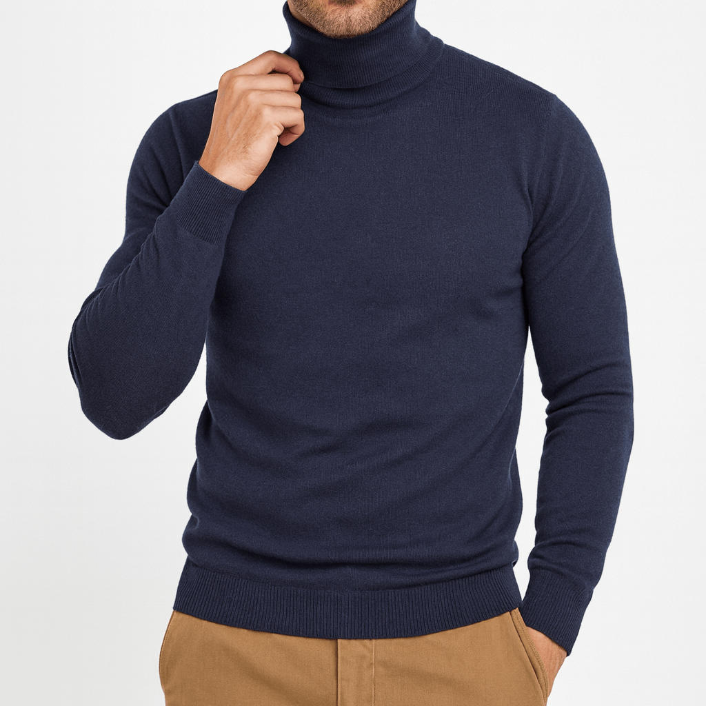 Fitted Crew Neck Sweater