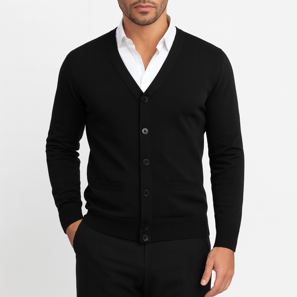 Classic Fit Open Front Cardigan